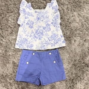 Janie & Jack Kids Lavender Shorts Set perfect for any summer day! NWOT.